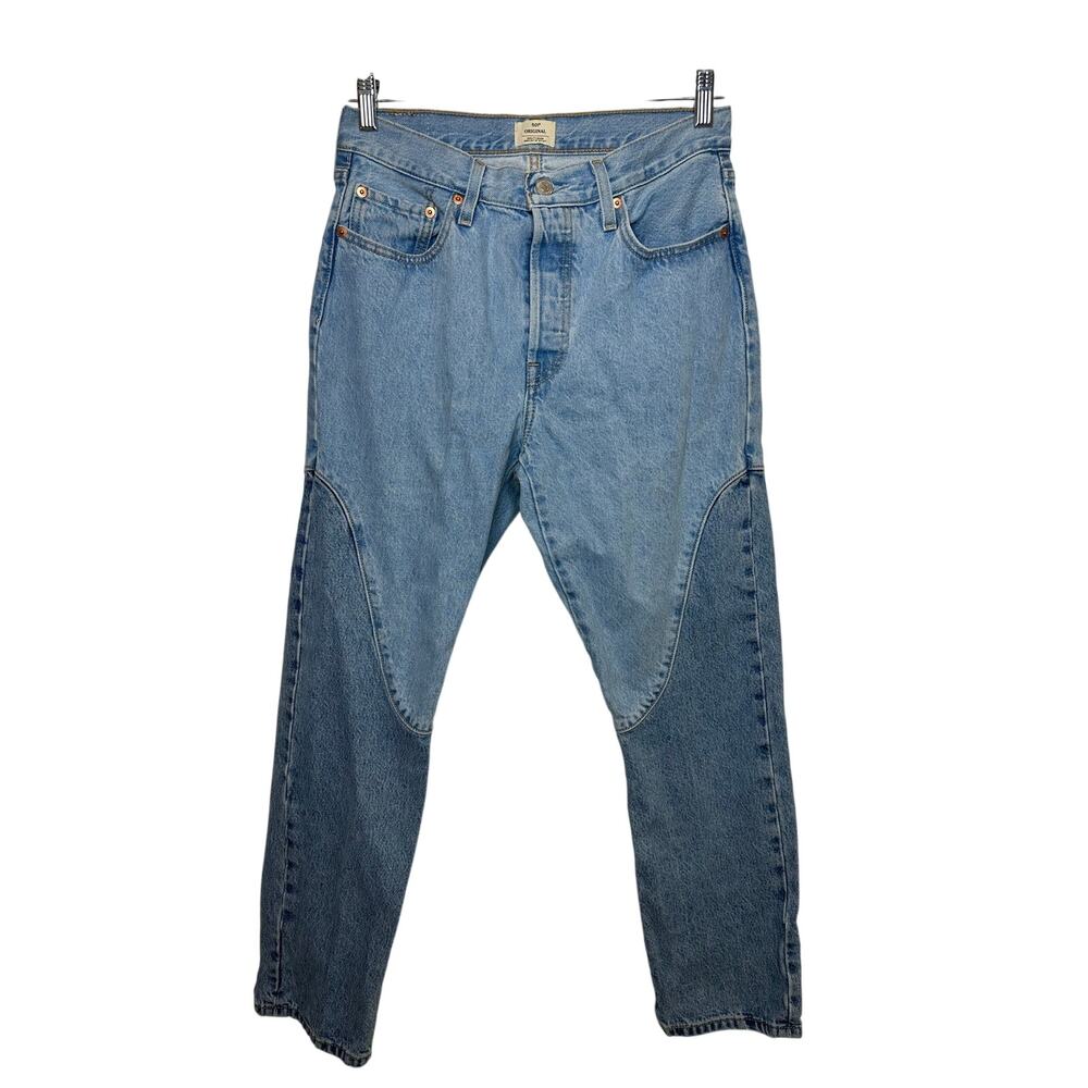 Levi's Women's 501 County Fair 29x30 Two-Tone Denim Chaps Western style jeans